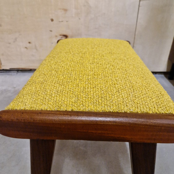 Image 1 of Vintage Footstool Reupholstered