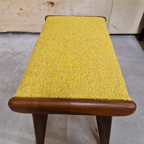 Image 1 of Vintage Footstool Reupholstered