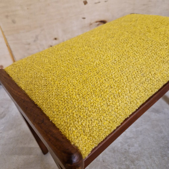 Image 1 of Vintage Footstool Reupholstered