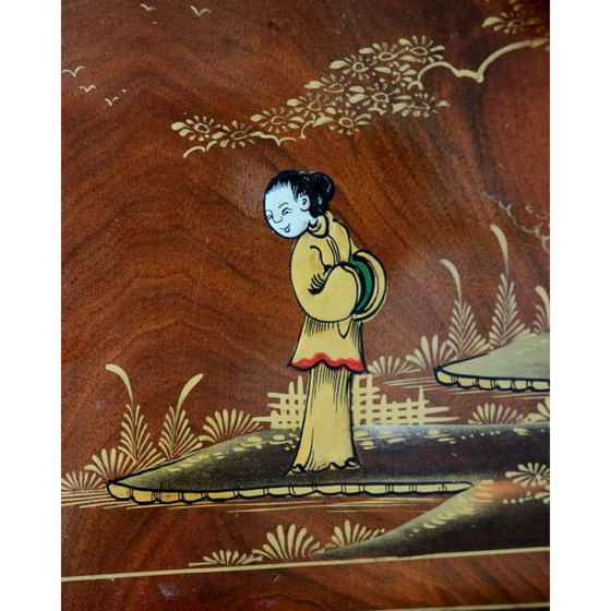 Image 1 of Mobile bar vintage con decorazioni cinesi, 1950-1960