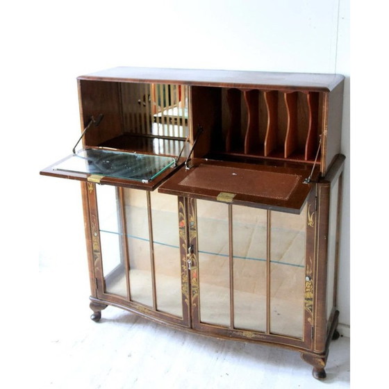 Image 1 of Mobile bar vintage con decorazioni cinesi, 1950-1960