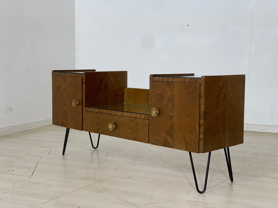 Image 1 of Cassettiera, credenza, mobile basso, vintage di metà secolo