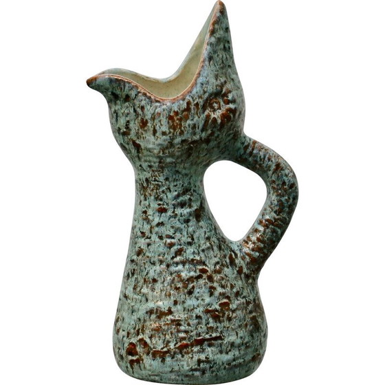 Image 1 of Vintage ceramic pitcher in the shape of a bird, France 1960