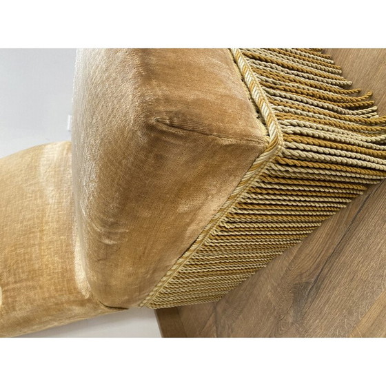 Image 1 of Vintage velvet armchair