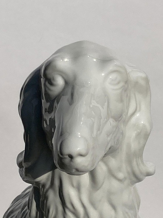 Image 1 of Large Porcelain Borzoi Dog, Austria