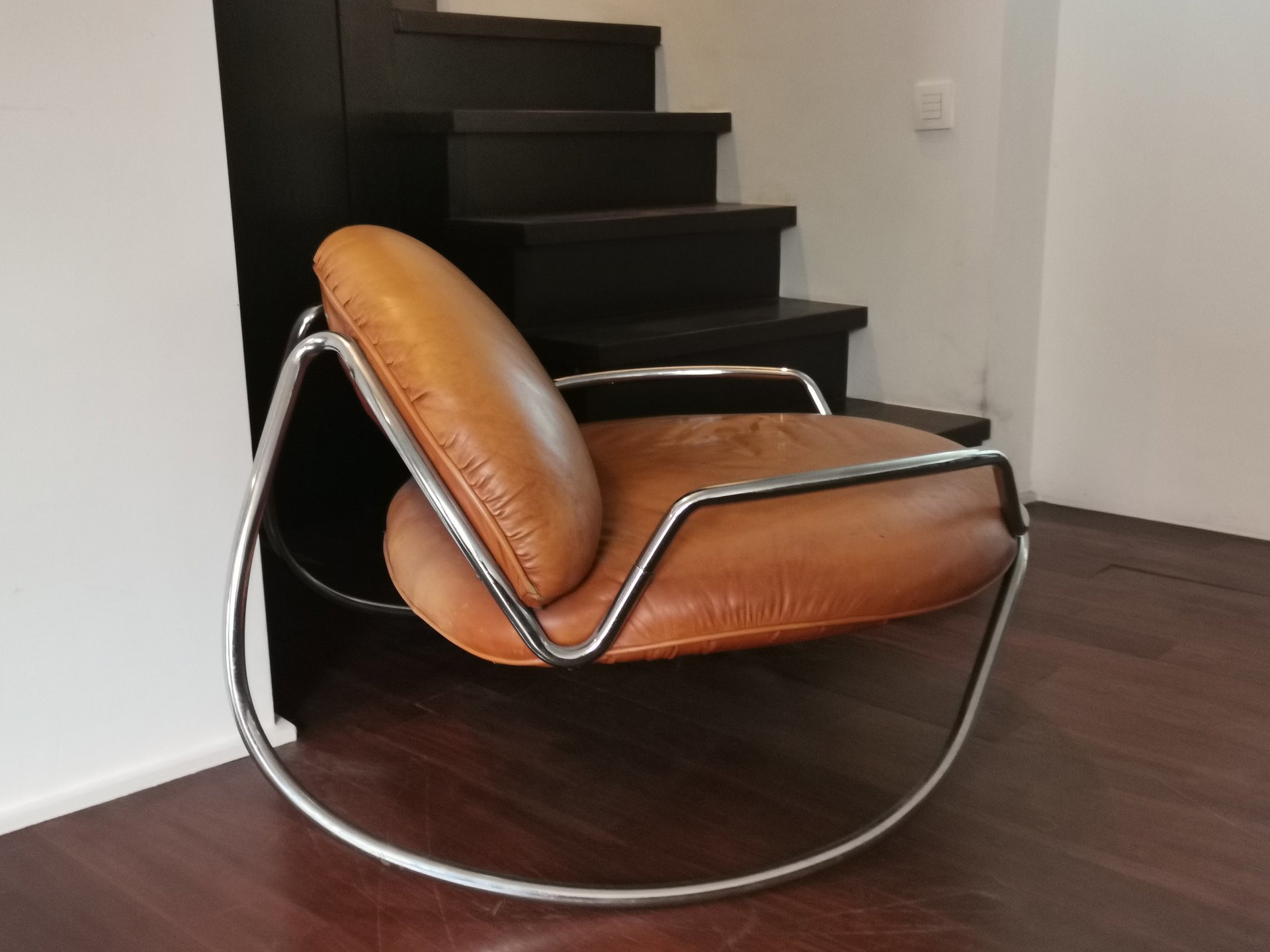 Ondalunga rocking chair by Gastone Rinaldi for Giuliano Pozzi, €2,500