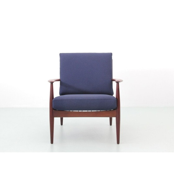 Image 1 of Pair of vintage teak armchairs model 118, Denmark 1955