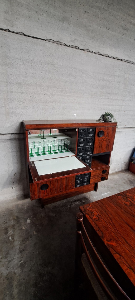 Brutalist Bar Cabinet