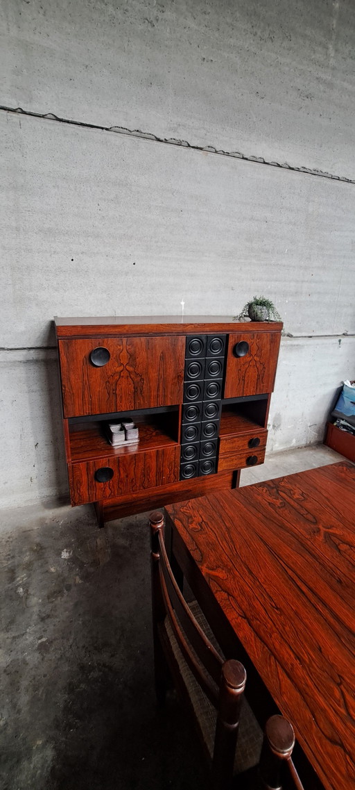 Brutalist Bar Cabinet