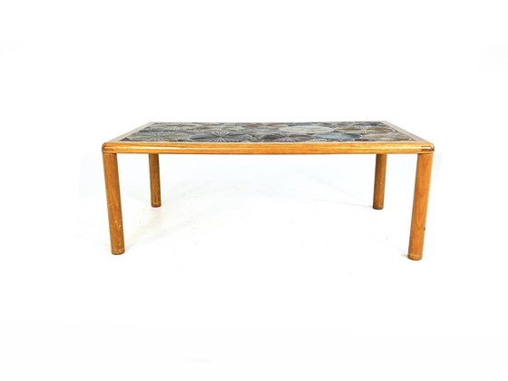 Image 1 of Teak & Ceramic Coffee Table, Tue Poulsen, Haslev