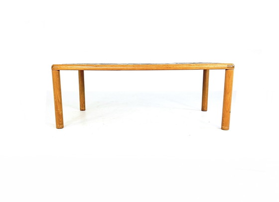 Image 1 of Teak & Ceramic Coffee Table, Tue Poulsen, Haslev