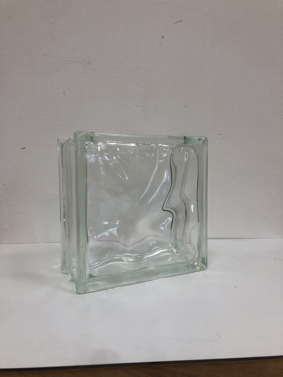 Image 1 of Lumix Glass Block Vase Large