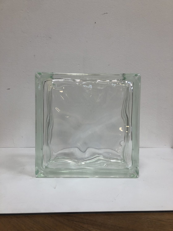 Image 1 of Lumix Glass Block Vase Large