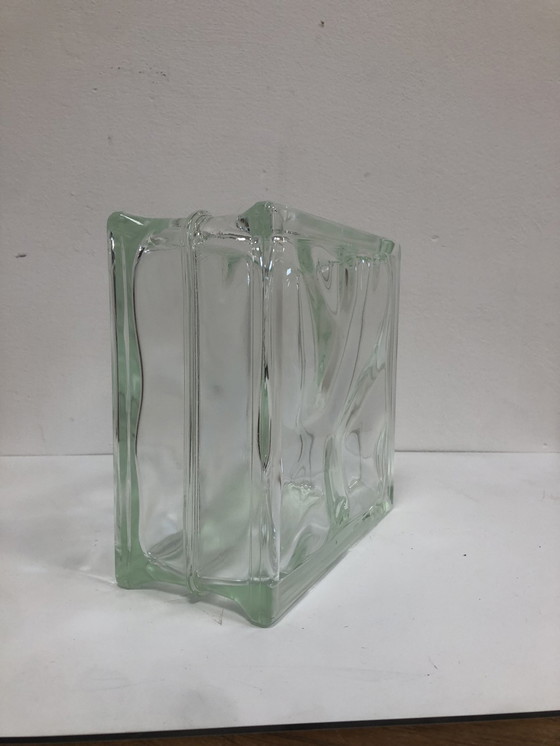 Image 1 of Lumix Glass Block Vase Large