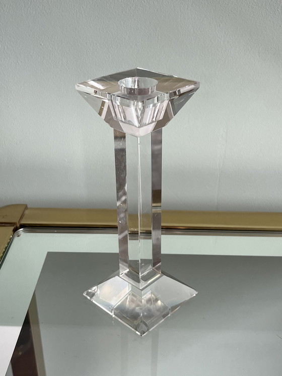 Image 1 of Chandelier moderne en verre