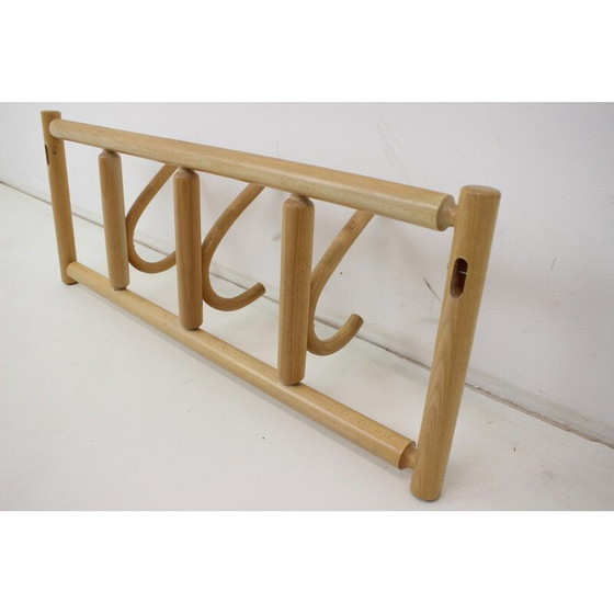 Image 1 of Vintage bent wood wall coat rack by Ton, Cechoslovakia 1980s