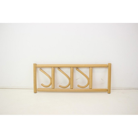 Image 1 of Vintage bent wood wall coat rack by Ton, Cechoslovakia 1980s