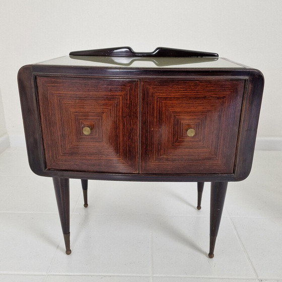 Image 1 of Pair of vintage night stands, Italy 1950s