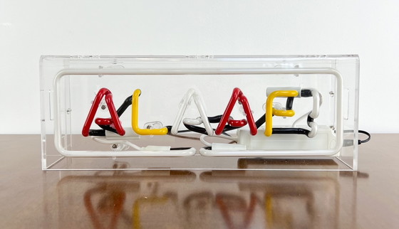 Image 1 of Neon light sign 'Alaaf' red/yellow, after 2020