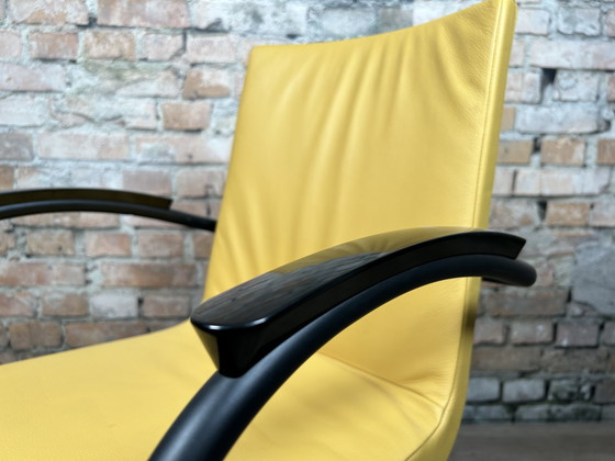 Image 1 of Gispen Cantilever chair yellow black