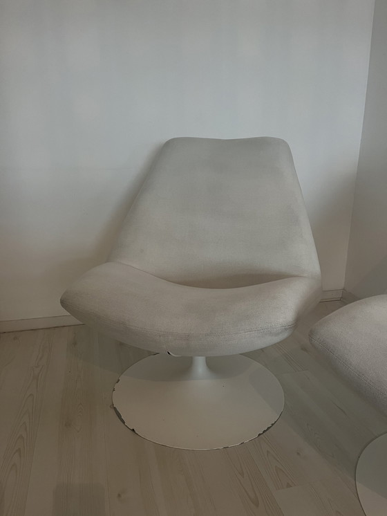 Image 1 of 2x Cartel Living Melanie Swivel Chairs Refurbished