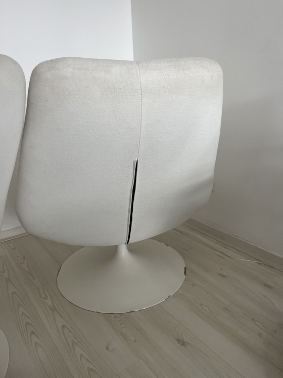 Image 1 of 2x Cartel Living Melanie Swivel Chairs Refurbished