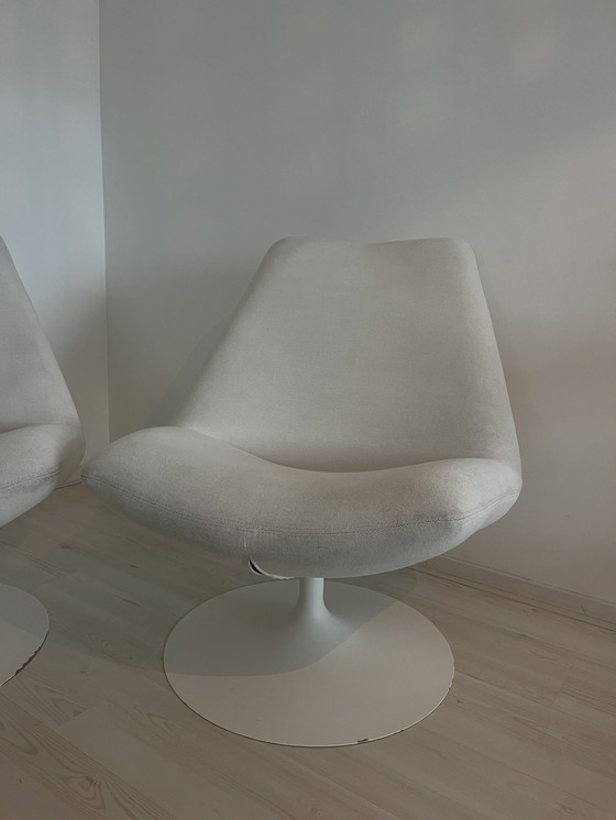 Image 1 of 2x Cartel Living Melanie Swivel Chairs Refurbished