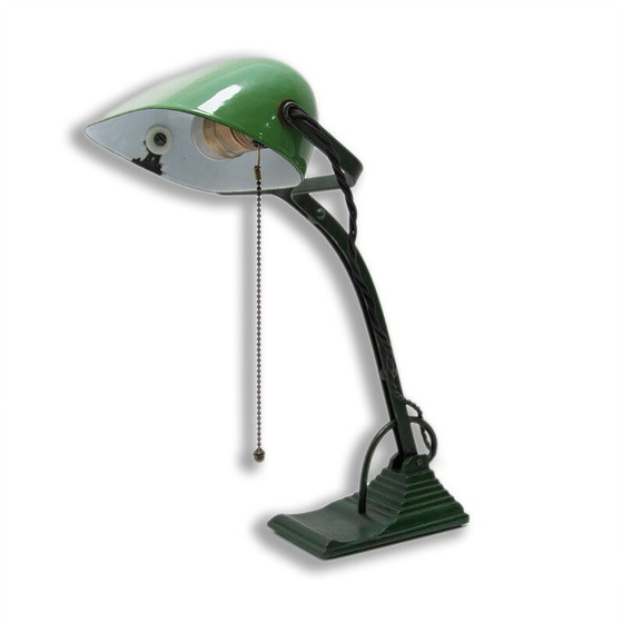 Image 1 of Vintage Bauhaus desk lamp in chrome and metal, 1930