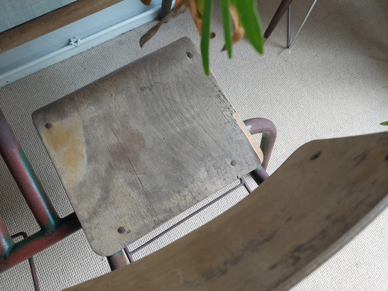 Image 1 of Bureau d'école vintage