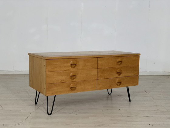 Image 1 of 60s hellerau chest of drawers vanity lowboard sideboard vintage