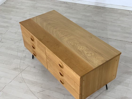 Image 1 of 60s hellerau chest of drawers vanity lowboard sideboard vintage