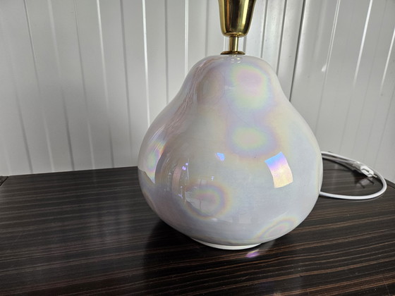 Image 1 of Vintage Italian lamp base 'oil slick'