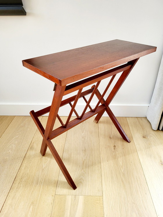 Image 1 of Portariviste o giornali in legno d'epoca