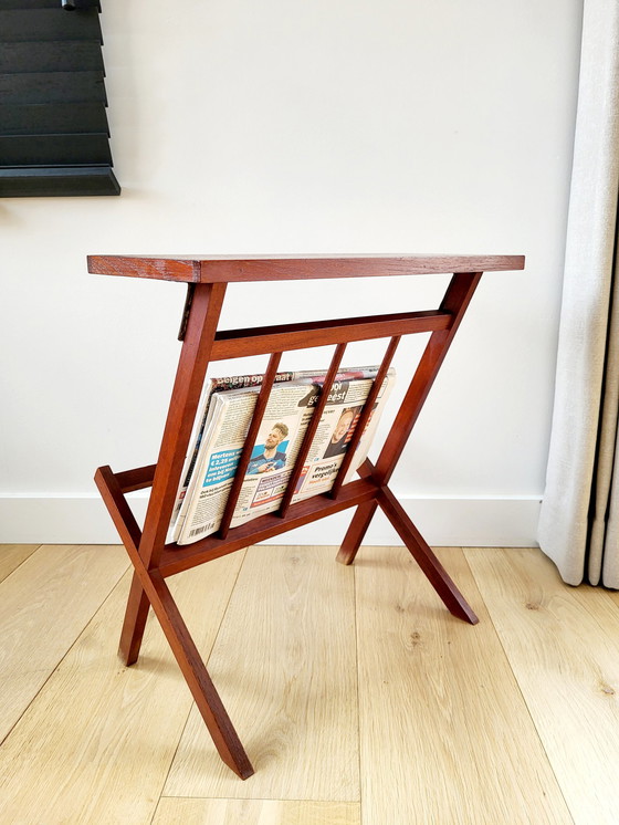 Image 1 of Portariviste o giornali in legno d'epoca