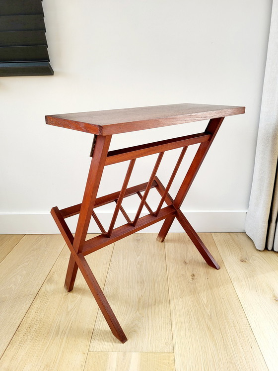 Image 1 of Portariviste o giornali in legno d'epoca