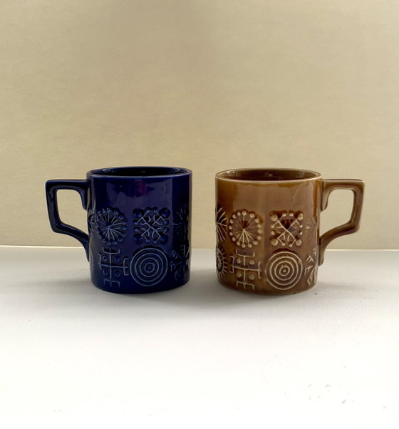 Image 1 of Tasses Portmeirion avec soucoupe 12 pièces