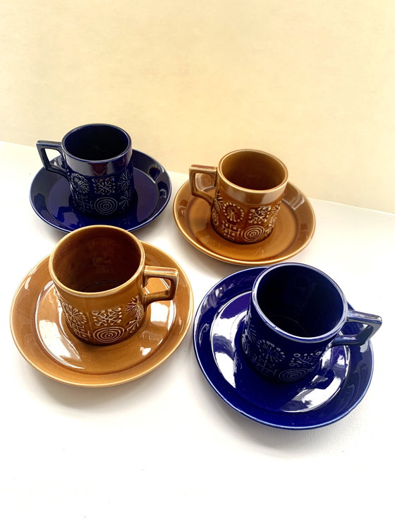 Image 1 of Tasses Portmeirion avec soucoupe 12 pièces