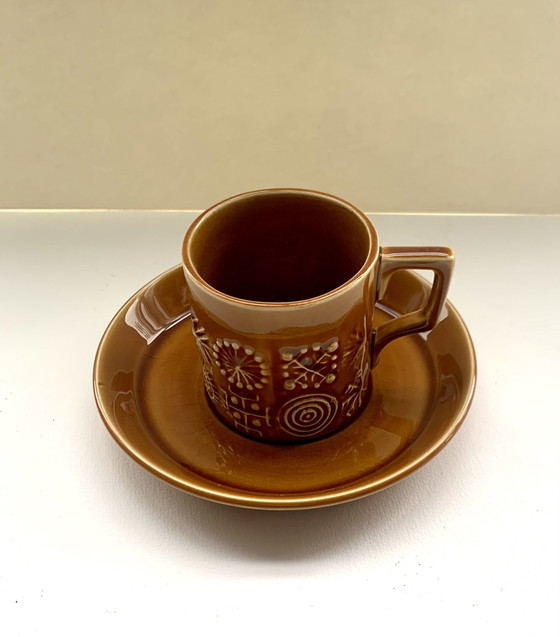 Image 1 of Tasses Portmeirion avec soucoupe 12 pièces