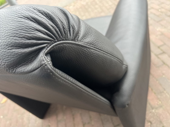 Image 1 of Leolux Bora Beta armchair black leather