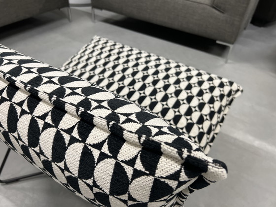 Image 1 of Jess Design Earl armchair black white fabric