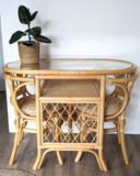Vintage Rattan Bistro Set