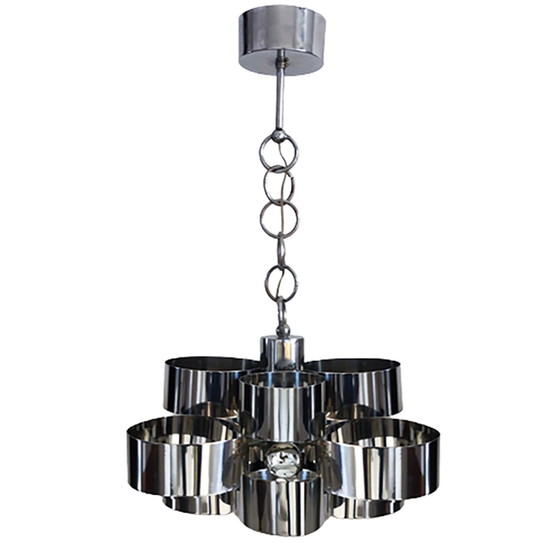 Image 1 of Lampe pendante vintage par Max Sauze pour Sciolari.