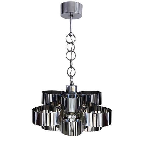 Image 1 of Vintage Pendant Lamp by Max Sauze for Sciolari. 