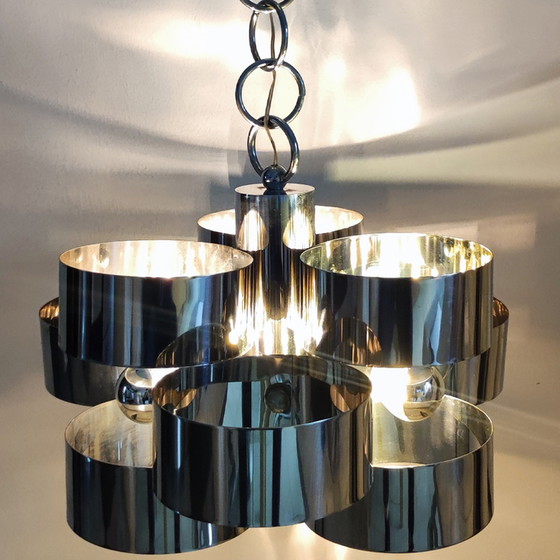 Image 1 of Vintage Pendant Lamp by Max Sauze for Sciolari. 