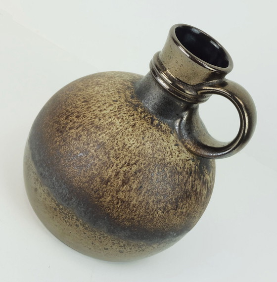 Image 1 of 1970s VASE steuler-keramik model 308/20 metallic glaze