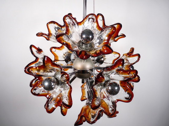 Image 1 of Murano flower Sputnik hanging lamp