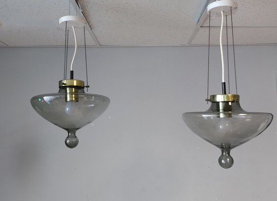 Image 1 of 2x Raak Amsterdam hanging lamps High Chaparral -