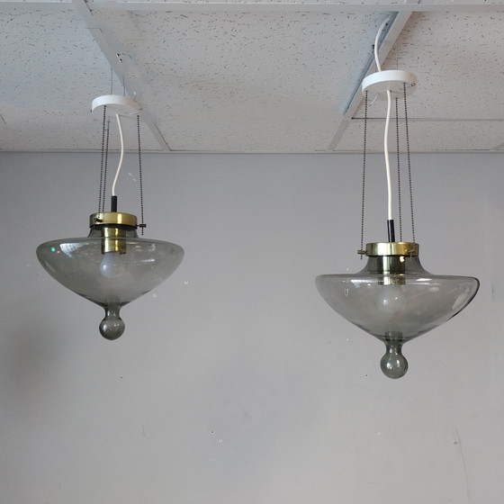 Image 1 of 2x Raak Amsterdam hanging lamps High Chaparral -