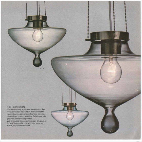 Image 1 of 2x Raak Amsterdam hanging lamps High Chaparral -