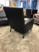 Poltrona Gelderland 6550 pelle nera di Jan des Bouvrie